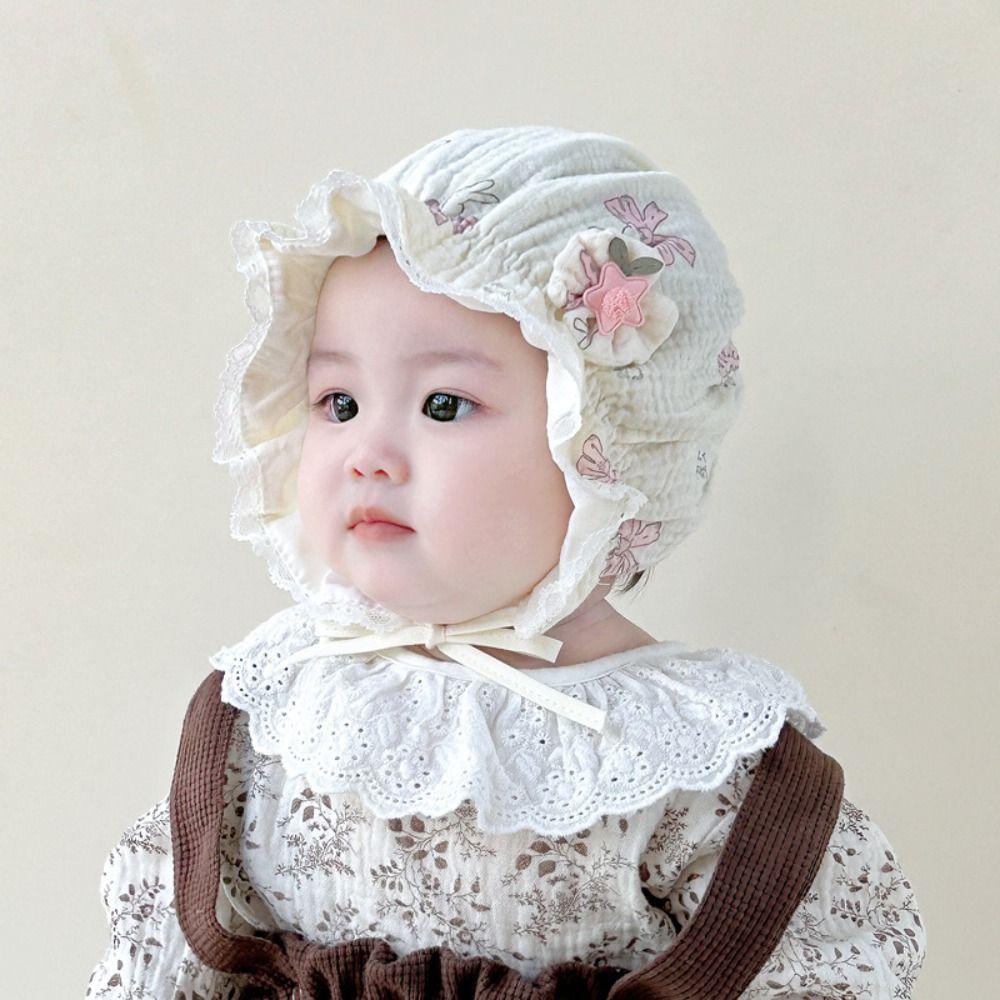 Breathable Baby Girl  Bonnet 0-12M Fisherman Hat 2025 Baby Sun Hat  Spring Autumn
