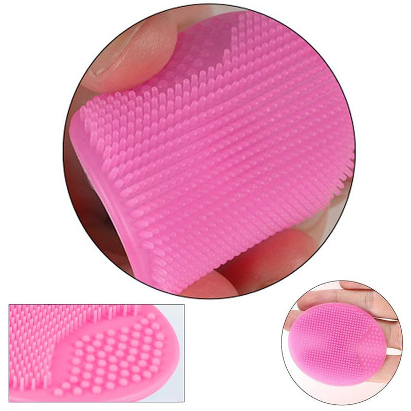 Face Cleansing Brush Set Silicone Face Wash Brush Makeup Brush Cleaning Bowl Beauty Sponge Blackhead Shovel Facial Cleaner Tools