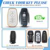 for Lincoln Key Fob Cover Compatible with Aviator Corsair Nautilus Navigator Continental MKC MKZ MKX Key Shell Case