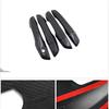 Car exterior accessoires stickers Carbon Door handle cover for Honda Civic 10 FC FK FC1 FC2 FC5 FK4 FK7 2016 2017 2018 ~