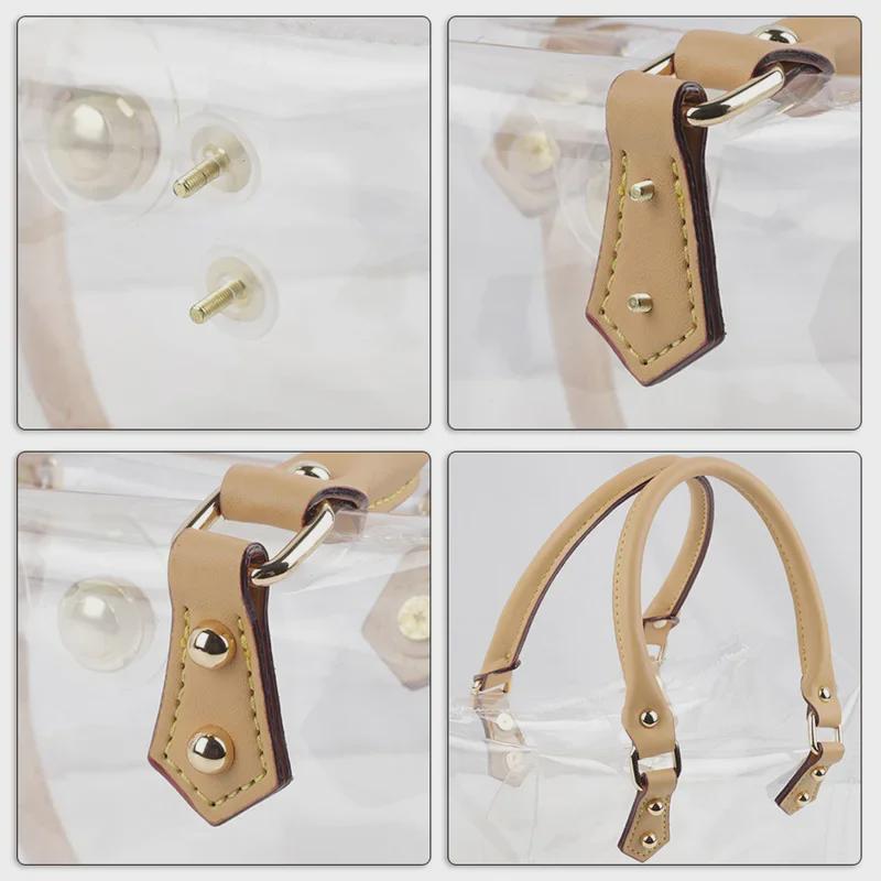 2023 Women's Large-Capacity Korean-Style Transparent Shoulder Handbags - Versatile Mother-and-Child Design