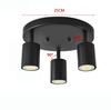 Surface-mounted Spotlights LED Ceiling Lights Three-head Ceiling Round Corridor Living Room Atmosphere Decoration Main Light