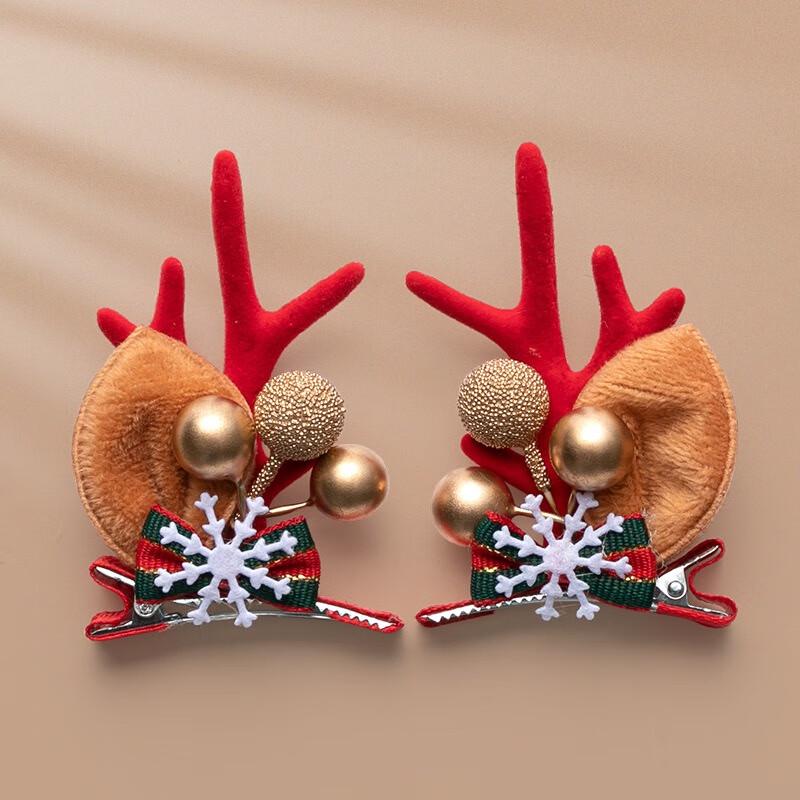 Набор рождественских заколок для волос