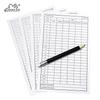 20pcs Golf Scorecard Score Sheet Tracking Record Stat Card Double Sided Printed Golf Shot and Stat Tracking Scorecards Golf Game 5