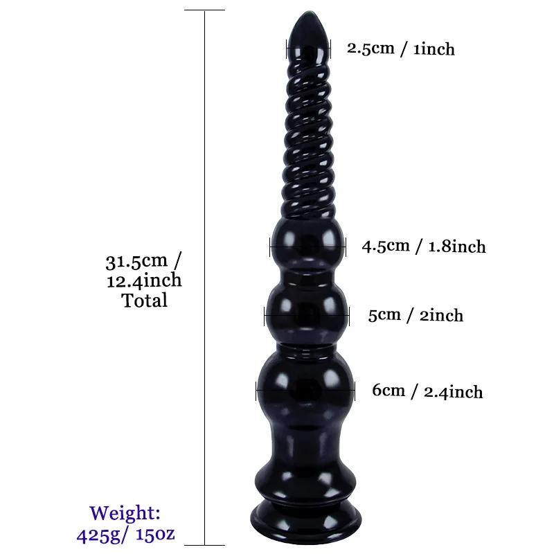 Obrovský simulačný dildo Sexshop Mäkký penis so silnou prísavkou Nástroj na ženskú masturbáciu Zadok Zátka Prostata Masážny stimulátor
