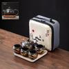 Color-Changing Chameleon Dragon & Phoenix Zisha Teapot Set - Xishi Design Gift Box