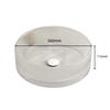 36cm Washbasin, Round Washbasin made of Crystal Glass without Faucet, Transparent