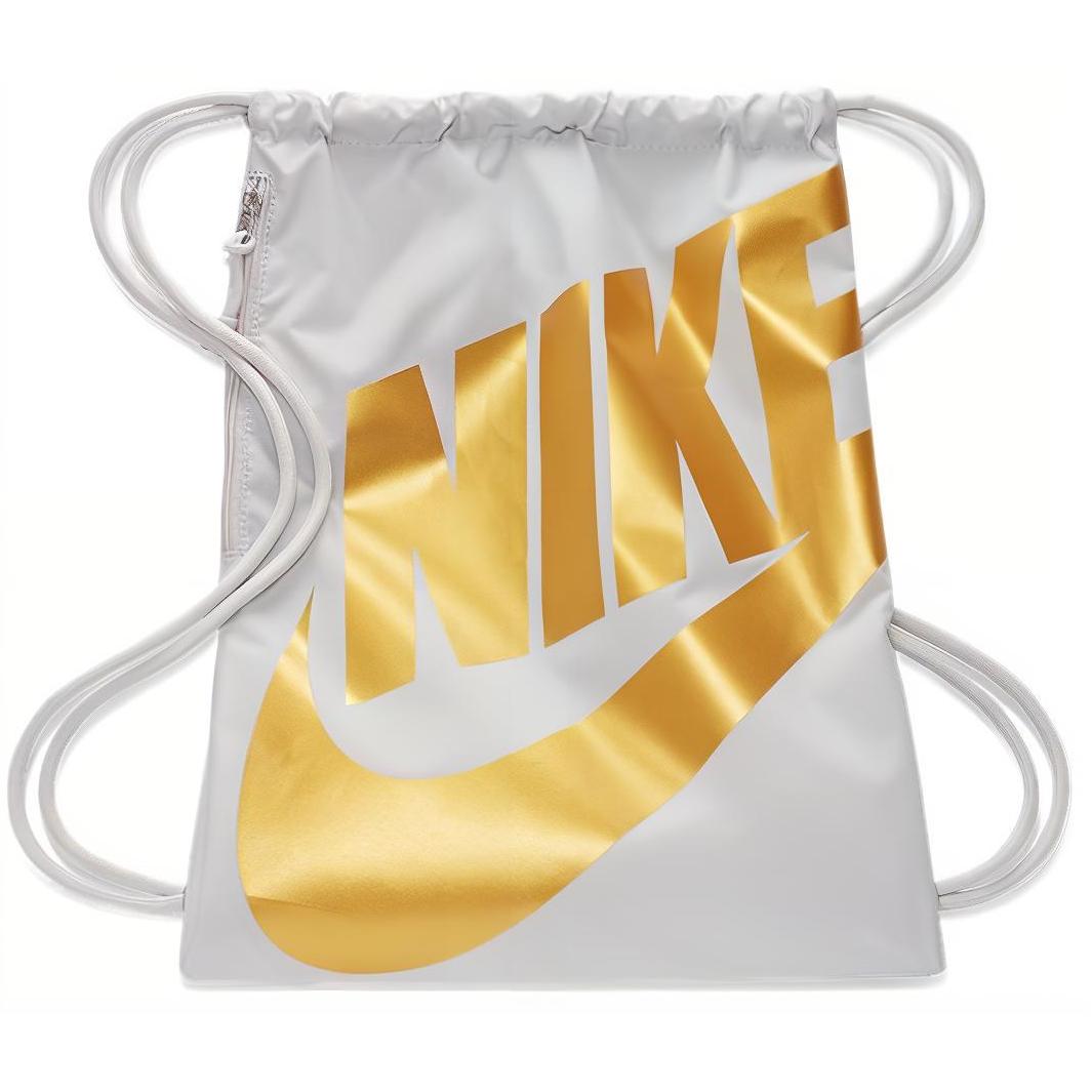 

Nike Heritage Fabric Gym Bag Backpack Regular Unisex White Gold CT3640-078 белого золота