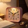 3.15in Silent Alarm Clock ABS Bedside Alarm Clock Small Desk Alarm Clock  for Bedside Desk