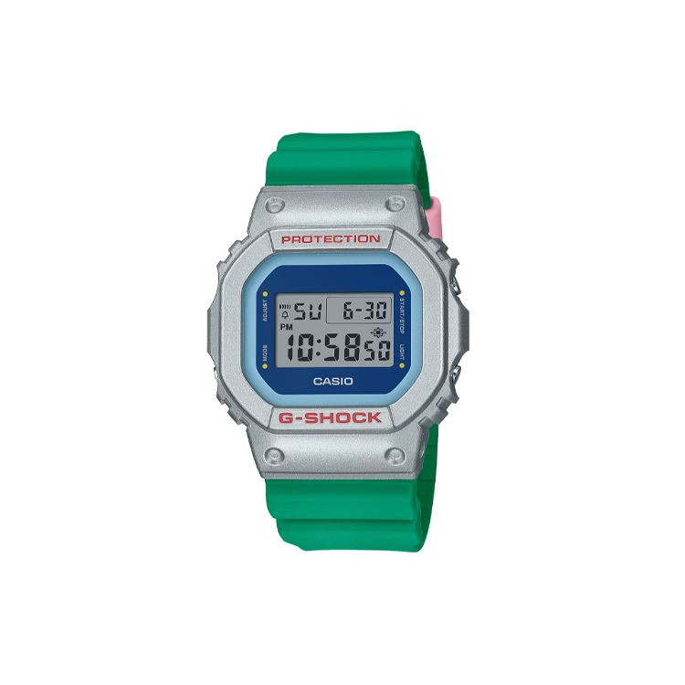 

Casio G-Squad G-Shock 5600 Series 200M Waterproof Quartz Watch Resin Strap Unisex Watches Gray DW-5600EU-8A3JF Gray Dial