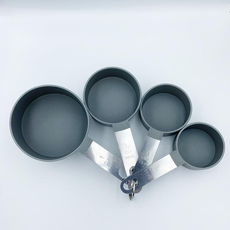 8-Piece Kitchen Measuring Spoon & Cup Set with Stainless Steel Handles