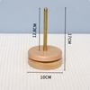 Degree Rotating Yarn Stand Natural Wood Wooden Winder Hand Knitting Spindle Smooth Finish