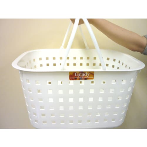 Asvel Grady Basket Medium White 7416-92