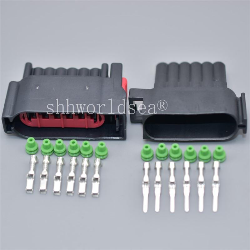1Sets 6 Pin 4M51-9F836-BK Auto Accelerator Pedal Car Connector For Volvo For  Ford 1.6TDCI Accelerator Throttle Car 4M5T-14A464