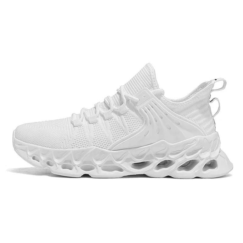 MAEDEF Mens Running Shoes Men's Sneakers Non Slip Breathable Man Sneaker Comfortable Athletic Outdoor White Casual Sports Shoes