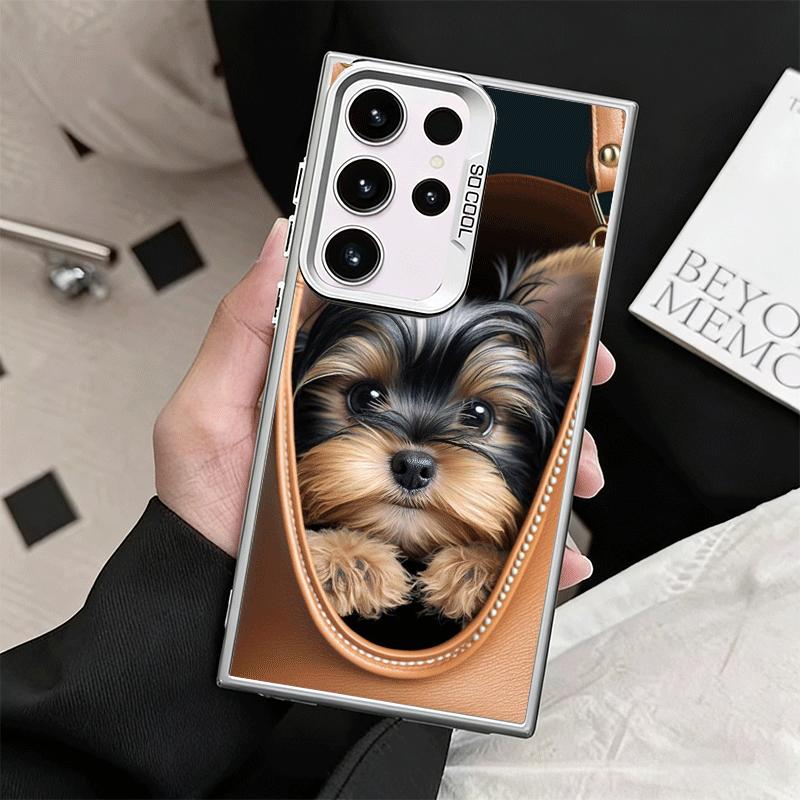 Yorkshire Terrier Dog Soft Phone Case for Samsung Galaxy S24 S25 FE S26 Edge S23 Ultra S22 Plus S21 + Shockproof Cover Back Shel