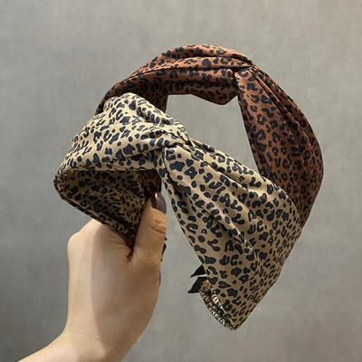 Shimoa Twist Turban Leopard Hairband Headband
