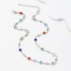 Elegant Handmade Beads Necklace Beads Jewelry Long Body Chain Metal Texture Multifuntional Neck Chain for Fashion Lovers