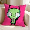 Animation IInvader ZZim GGIR  Square DoubleSided printed Pillow Case Bedroom Bedside Pillow Sofa Cushion Cover