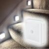 Motion Sensor LED Night Light Smart USB Charging Battery Operated WC Bedside Lamp for Room Hallway Pathway Toilet Home Lighting