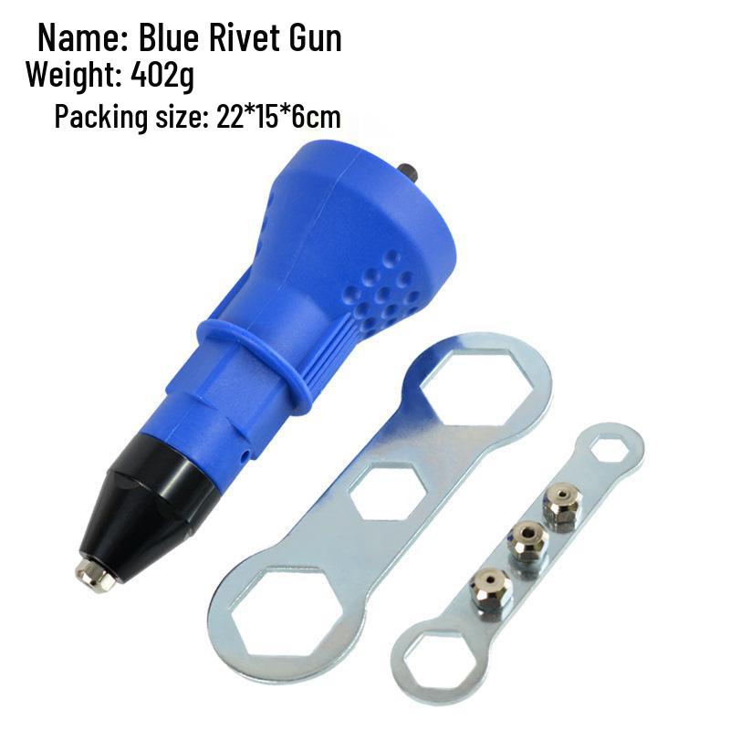 Electric Rivet Gun for Nuts and Core Riveting with Drill Compatibility