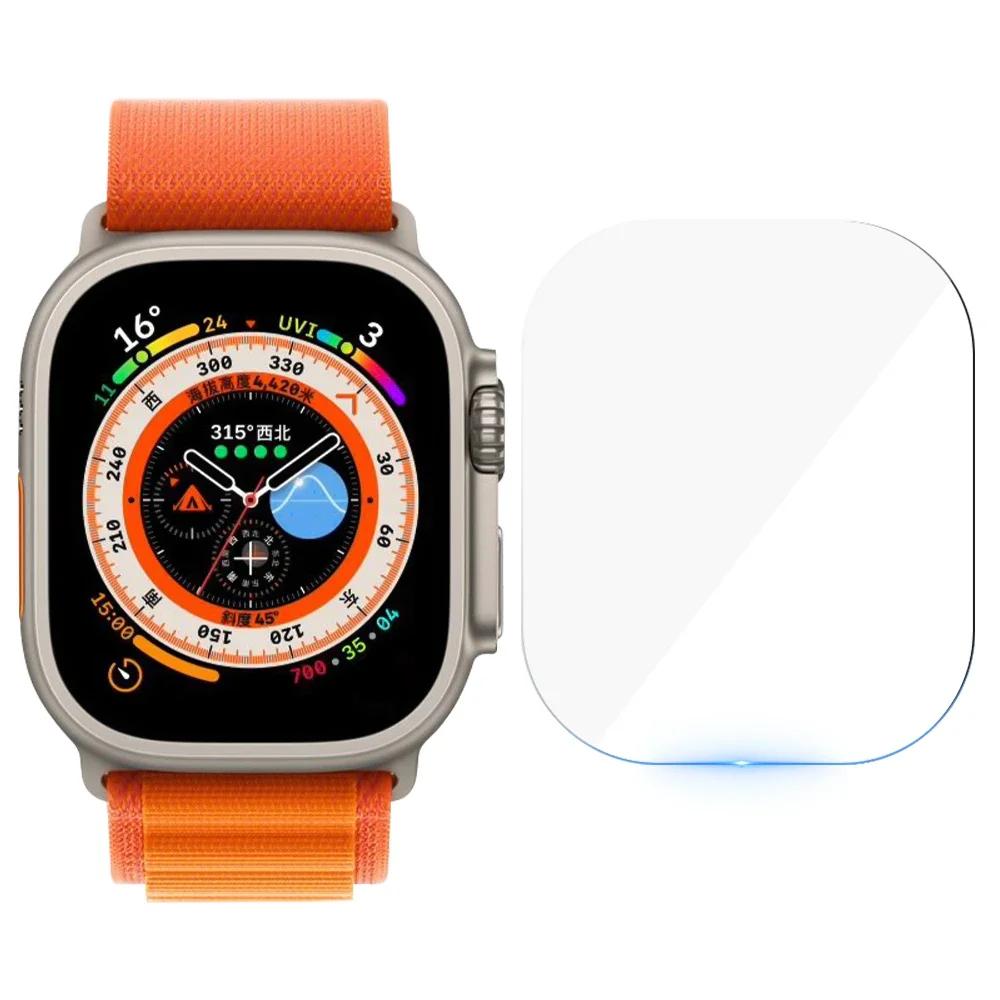 5Pcs Screen Protector For Apple Watch Ultra 49mm Accessories Anti-Scratch Waterproof Tempered Glass HD Film iWatch Ultra 49 Mm