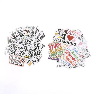 Naklejka z frazą inspirującą Inspirujące życie Wodoodporna naklejka DIY