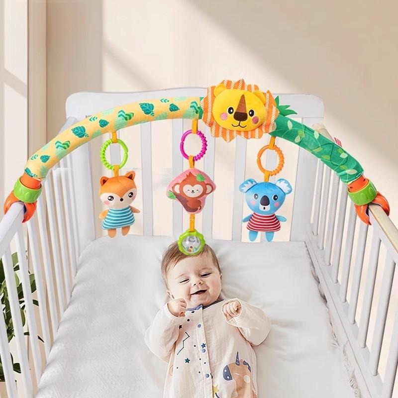 Baby Plüsch Autositz Spielzeug Clips Mit Rasseln Für Säuglinge Und Kleinkinder
