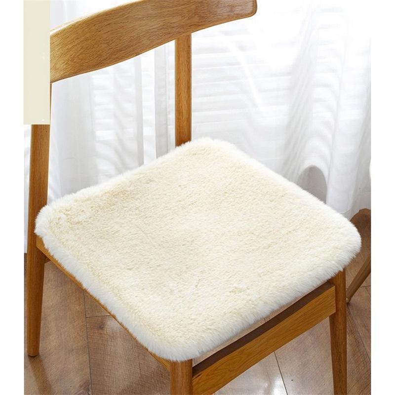 

Четыре сезона универсальные дышащие плюшевые подушки для стульев, подушки для офиса и дома, современные простые удобные дышащие подушечки 42x42cm