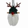 Santa Claus Christmas Tree Tapestry Bohemian Style Cotton Rope Tapestry  Living Room