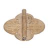 2pcs Brass Small Brass Hinge Copper Embossing Folding Hinge Vintage Antique Hinge  Drawer
