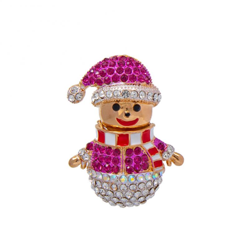 

Новогодняя Рождественская коллекция Стразы Украшения Женская Брошь Рождественские Колокольчики Ботинки Дизайн Брошь-булавка