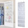 24 Pockets Shoes Organizer Rack Hanging Organizers Space Saver Hanging Over The Door Behind Closet Organizer Storage Hanger