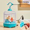 Voice-Controlled Talking Bird Toy with Simulated Birdcage, Repeats & Aids Speech for Kids Aged 1-3