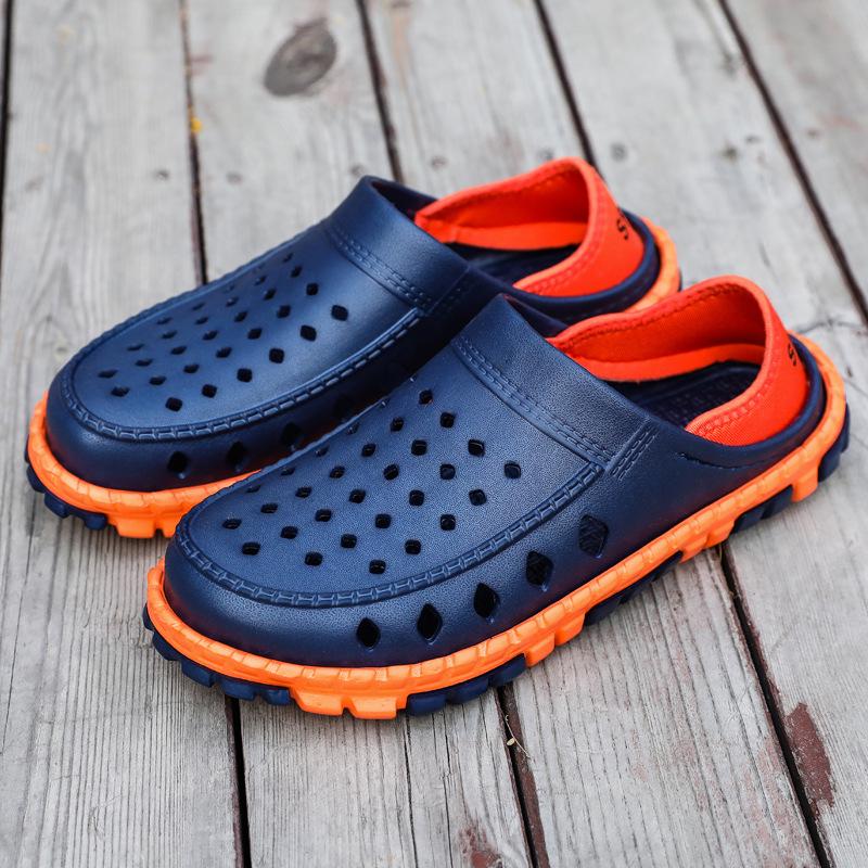 Men s Summer Closed-Toe Breathable Outdoor Sandals 40