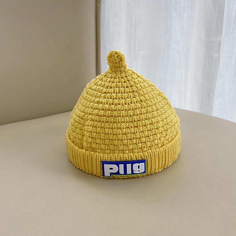 Baby Bobble Hat Cap Kids Pom Pom Beanies Caps Infant Bonnet Accessories For Baby Girls Boys 1-3Years