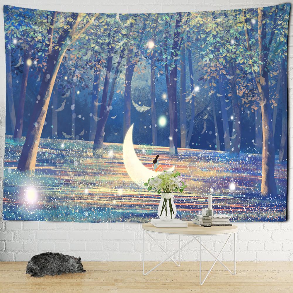 Dinosaur Age Tapestry Wall Hanging Abstract Art Animal Psychedelic Witchcraft Mystery Tapiz Dorm Home Decor