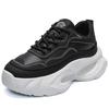 Summer new sports shoes men's versatile running shoes platform heightening dad shoes youth sports shoes