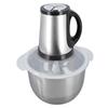 Food Processor Stainless Steel 5L High Capacity with 5 Blades Electric Food Chopper for Meat