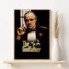 Classic Movie Gangsters The Godfather Poster HD art canvas painting home living room bedroom bar aesthetic decoration