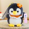 Spring Penguin Plush Toy: Soothing Doll Pillow, Keychain Pendant & Cloth Doll Figure for Girls