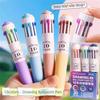 3Pcs/Box 10 Color Ballpoint Pens 0.8mm Multicolor Pens Colored Pens  for Painting Study Marking
