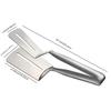 Food Flipping Steak Clips Stainless Steel Bbq Multifunctional Cooking Tong Double Sided Spatula Spatula Tongs Clip Beefsteak Decor