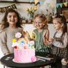 Unicorn Cake Topper Kit Cloud Rainbow Balloon Happy Birthday Banner Cake Decoration For Boy Girl Kid Birthday