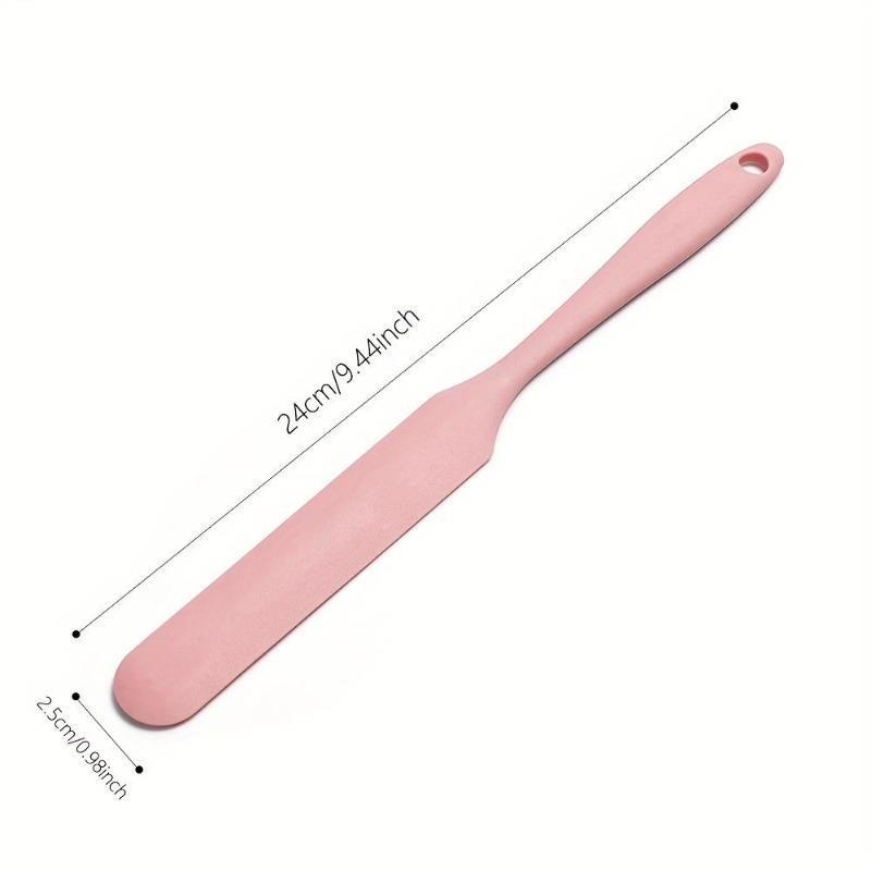 

1-piece food scraper, made of silicone material, with no residue left after scraping the batter, suitable for cake making