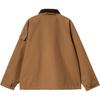 Carhartt WIP Solid Color Hooded Zip Long Sleeve Jacket Men Jackets Brown I033871-00S-XX
