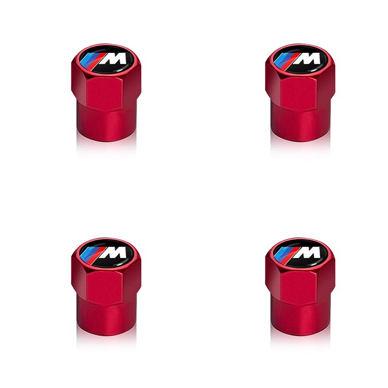4Pcs Car Wheel Tire Valve Caps Air Stem Covers Accessories For BMW E46 E39 E90 E60 E36 F30 F10 E34 E30 F20 E92 M3 M4 M5 X5 X6