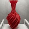 3D-gedruckte Spiralvase, Moderner minimalistischer Blumentopf für Trockenblumen, Nordische Kunstdekoration für Regale, Kreative Geschenkideen