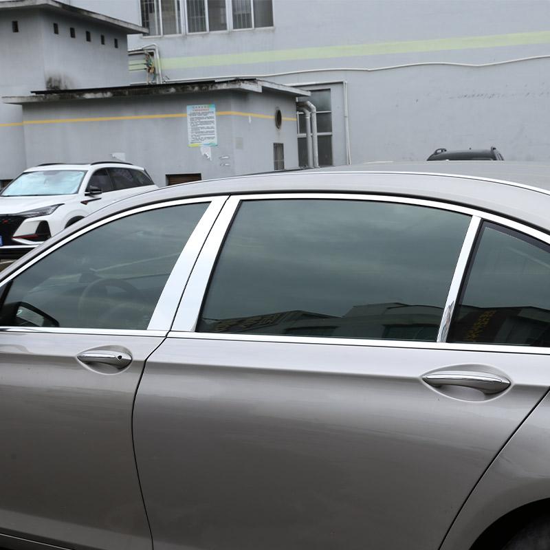 Para BMW Série 7 F01 F02 G11 G12 2008- Liga de alumínio Carro Janela B-pilar Centro Pilar Guarnição Adesivo Acessórios Do Carro