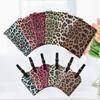 Leopard Print PU Leather Passport Holder Case Travel Luggage Tags Pasport Protective Cover Travel Accessories for Women Men